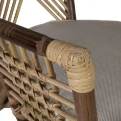 MOYCOR Fauteuils Fauteuil En Rotin Marron Et Polyester Beige 3 MOYCOR Fauteuils Fauteuil En Rotin Marron Et Polyester Beige -Fauteuils Shop fauteuil en rotin marron et polyester beige 3