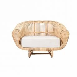 HYDILE Fauteuils Fauteuil En Rotin Naturel