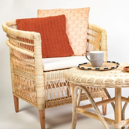 Fauteuil en rotin naturel et pieds en teck HYDILE Fauteuils Fauteuil En Rotin Naturel Et Pieds En Teck -Fauteuils Shop fauteuil en rotin naturel et pieds en teck 2