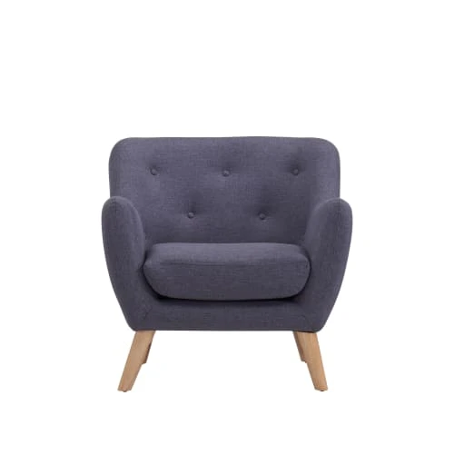 Fauteuil en tissu 1 place gris Baita Fauteuils Fauteuil En Tissu 1 Place Gris -Fauteuils Shop fauteuil en tissu 1 place gris 4