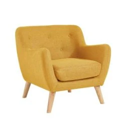 Baita Fauteuils Fauteuil En Tissu 1 Place Jaune 2 Baita Fauteuils Fauteuil En Tissu 1 Place Jaune -Fauteuils Shop fauteuil en tissu 1 place jaune 2