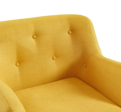 Fauteuil en tissu 1 place jaune Baita Fauteuils Fauteuil En Tissu 1 Place Jaune -Fauteuils Shop fauteuil en tissu 1 place jaune 4