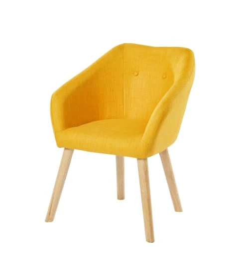 Fauteuil en tissu 1 place jaune Baita Fauteuils Fauteuil En Tissu 1 Place Jaune -Fauteuils Shop fauteuil en tissu 1 place jaune 6