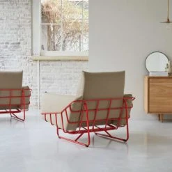 Tikamoon Fauteuils Fauteuil En Tissu Camel -Fauteuils Shop fauteuil en tissu camel 3