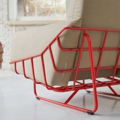 Tikamoon Fauteuils Fauteuil En Tissu Camel -Fauteuils Shop fauteuil en tissu camel 4