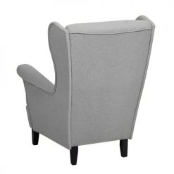 Beliani Fauteuils Fauteuil En Tissu Gris -Fauteuils Shop fauteuil en tissu gris 10