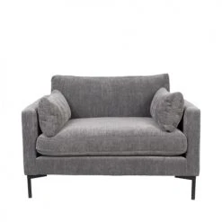 Zuiver Fauteuils Fauteuil En Tissu Gris -Fauteuils Shop fauteuil en tissu gris 2