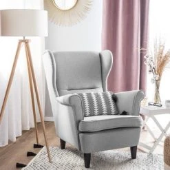 Fauteuils Shop -Fauteuils Shop fauteuil en tissu gris 7