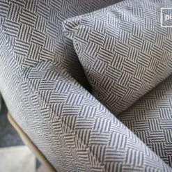 PIB Fauteuils Fauteuil En Tissu Gris Et Bleu -Fauteuils Shop fauteuil en tissu gris et bleu 4