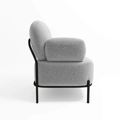 Fauteuil en tissu gris foncé Potiron Paris Fauteuils Fauteuil En Tissu Gris Foncé -Fauteuils Shop fauteuil en tissu gris fonce 4