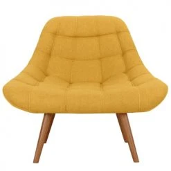 Rendez Vous Déco Fauteuils Fauteuil En Tissu Jaune