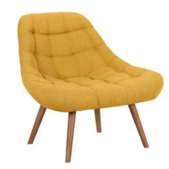 Rendez Vous Déco Fauteuils Fauteuil En Tissu Jaune -Fauteuils Shop fauteuil en tissu jaune 8