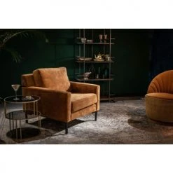 Dutchbone Fauteuils Fauteuil En Tissu Marron 3 Dutchbone Fauteuils Fauteuil En Tissu Marron -Fauteuils Shop fauteuil en tissu marron 9