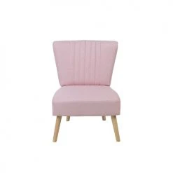 Beliani Fauteuils Fauteuil En Tissu Rose -Fauteuils Shop fauteuil en tissu rose 2