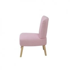 Beliani Fauteuils Fauteuil En Tissu Rose -Fauteuils Shop fauteuil en tissu rose 3