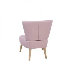 Beliani Fauteuils Fauteuil En Tissu Rose -Fauteuils Shop fauteuil en tissu rose 4