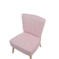 Beliani Fauteuils Fauteuil En Tissu Rose -Fauteuils Shop fauteuil en tissu rose 5