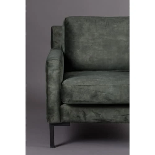 Fauteuil en tissu vert kaki Dutchbone Fauteuils Fauteuil En Tissu Vert Kaki -Fauteuils Shop fauteuil en tissu vert kaki 3