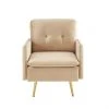 Baita Fauteuils Fauteuil En Velours 1 Place Beige