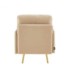 Baita Fauteuils Fauteuil En Velours 1 Place Beige 3 Baita Fauteuils Fauteuil En Velours 1 Place Beige -Fauteuils Shop fauteuil en velours 1 place beige 3