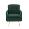 Baita Fauteuils Fauteuil En Velours 1 Place Vert Foncé