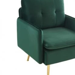 Baita Fauteuils Fauteuil En Velours 1 Place Vert Foncé 4 Baita Fauteuils Fauteuil En Velours 1 Place Vert Foncé -Fauteuils Shop fauteuil en velours 1 place vert fonce 4