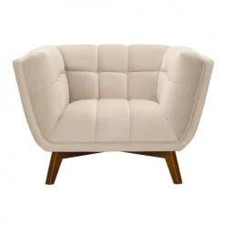 Rendez Vous Déco Fauteuils Fauteuil En Velours Beige