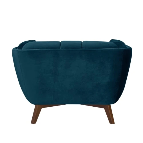Fauteuil en velours bleu canard Rendez Vous Déco Fauteuils Fauteuil En Velours Bleu Canard -Fauteuils Shop fauteuil en velours bleu canard 5