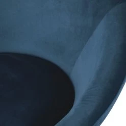 Maisons Du Monde Fauteuils Fauteuil En Velours Bleu Et Pieds En Métal -Fauteuils Shop fauteuil en velours bleu et pieds en metal 1000 8 8 216078 3