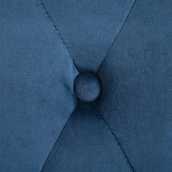 Beliani Fauteuils Fauteuil En Velours Bleu Foncé -Fauteuils Shop fauteuil en velours bleu fonce 4