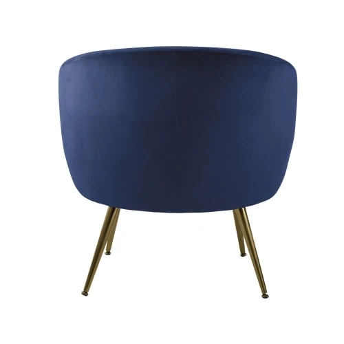 Fauteuil en velours bleu nuit Maisons Du Monde Fauteuils Fauteuil En Velours Bleu Nuit -Fauteuils Shop fauteuil en velours bleu nuit 1000 0 30 209950 3