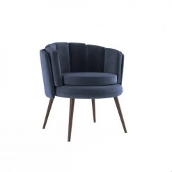 Potiron Paris Fauteuils Fauteuil En Velours Bleu Nuit 3 Potiron Paris Fauteuils Fauteuil En Velours Bleu Nuit -Fauteuils Shop fauteuil en velours bleu nuit 3
