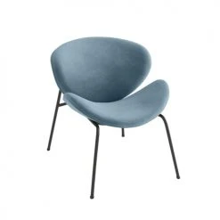 Potiron Paris Fauteuils Fauteuil En Velours Bleu Perle 3 Potiron Paris Fauteuils Fauteuil En Velours Bleu Perle -Fauteuils Shop fauteuil en velours bleu perle 3