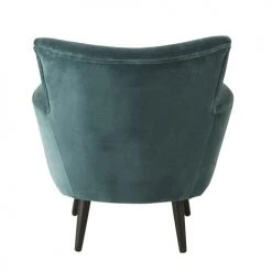 Maisons Du Monde Fauteuils Fauteuil En Velours Bleu Pétrole -Fauteuils Shop fauteuil en velours bleu petrole 1000 4 16 198989 3