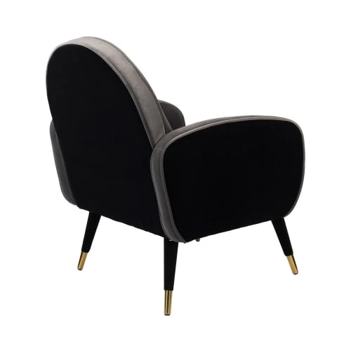 Zuiver Fauteuils Fauteuil En Velours Et Tissu Gris 6 Zuiver Fauteuils Fauteuil En Velours Et Tissu Gris – Image 6