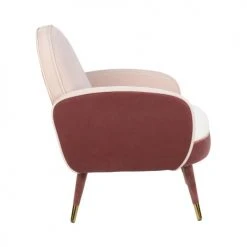 Zuiver Fauteuils Fauteuil En Velours Et Tissu Rose -Fauteuils Shop fauteuil en velours et tissu rose 3
