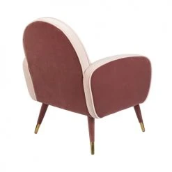 Zuiver Fauteuils Fauteuil En Velours Et Tissu Rose -Fauteuils Shop fauteuil en velours et tissu rose 4