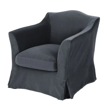 Fauteuil en velours ocre Maisons Du Monde Fauteuils Fauteuil En Velours Ocre -Fauteuils Shop fauteuil en velours gris anthracite anaelle 1000 1 29 213147 1 1