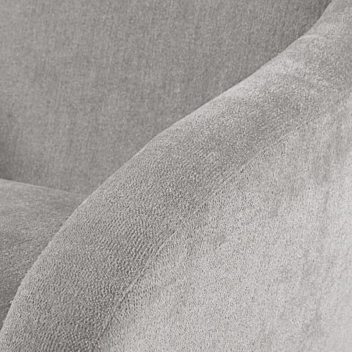 Fauteuil en velours gris clair et métal noir Maisons Du Monde Fauteuils Fauteuil En Velours Gris Clair Et Métal Noir -Fauteuils Shop fauteuil en velours gris clair et metal noir 1000 4 38 219593 3