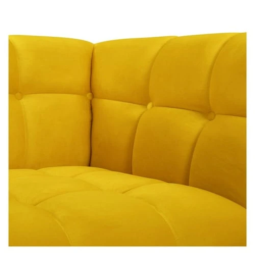 Fauteuil en velours jaune pieds Rendez Vous Déco Fauteuils Fauteuil En Velours Jaune Pieds -Fauteuils Shop fauteuil en velours jaune pieds 4