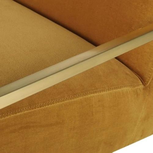 Fauteuil en velours jaune pieds en acier doré Maisons Du Monde Fauteuils Fauteuil En Velours Jaune Pieds En Acier Doré -Fauteuils Shop fauteuil en velours jaune pieds en acier dore 1000 8 36 220124 7