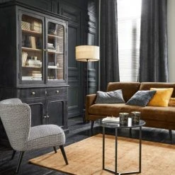 Maisons Du Monde Fauteuils Fauteuil En Velours Motifs Noirs Et Blancs -Fauteuils Shop fauteuil en velours motifs noirs et blancs 1000 3 13 165940 19