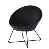 Maisons Du Monde Fauteuils Fauteuil En Velours Noir