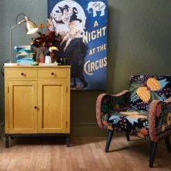 Maisons Du Monde Fauteuils Fauteuil En Velours Noir Brodé -Fauteuils Shop fauteuil en velours noir brode 1000 2 18 187019 6