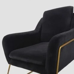 Maisons Du Monde Fauteuils Fauteuil En Velours Noir Et Coloris Laiton 3 Maisons Du Monde Fauteuils Fauteuil En Velours Noir Et Coloris Laiton -Fauteuils Shop fauteuil en velours noir et coloris laiton 1000 3 36 210038 4