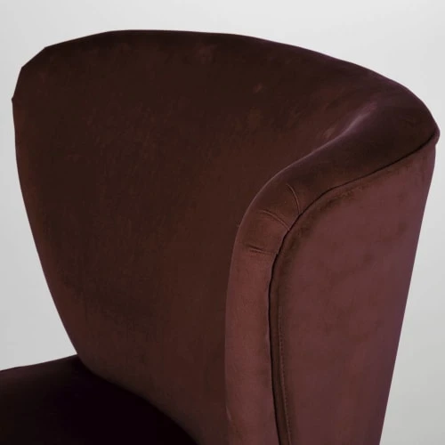 Fauteuil en velours noir et marron Maisons Du Monde Fauteuils Fauteuil En Velours Noir Et Marron -Fauteuils Shop fauteuil en velours noir et marron 1000 4 4 225832 4