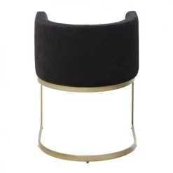 Maisons Du Monde Fauteuils Fauteuil En Velours Noir Et Métal Coloris Laiton -Fauteuils Shop fauteuil en velours noir et metal coloris laiton 1000 11 13 198945 3