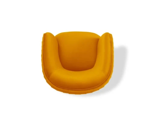 Fauteuil en velours orange Micadoni Home Fauteuils Fauteuil En Velours Orange -Fauteuils Shop fauteuil en velours orange 3