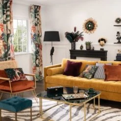 Maisons Du Monde Fauteuils Fauteuil En Velours Orange écureuil Cannage En Rotin -Fauteuils Shop fauteuil en velours orange ecureuil cannage en rotin 1000 13 26 209946 6