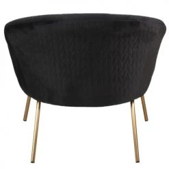Zago Fauteuils Fauteuil En Velours Piqué Et Pieds Dorés -Fauteuils Shop fauteuil en velours pique et pieds dores 2
